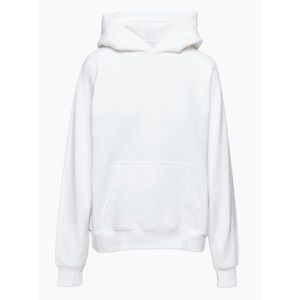 Aritzia Tna Cozy Fleece Perfect Hoodie (White)